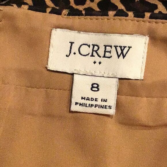 J. Crew Factory Pencil Skirt in Classic Leopard Print - Picture 13 of 15